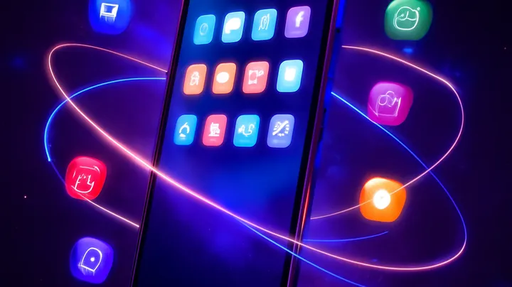 4777BT COM Sleek smartphone floating in space