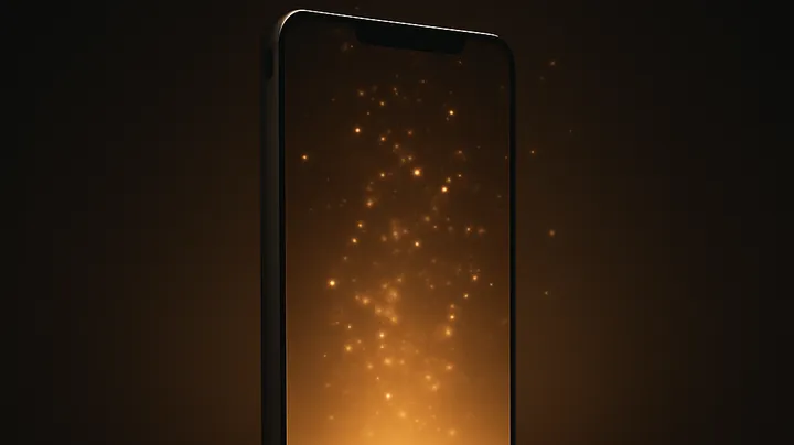 4777BT COM Modern phone with glowing screen